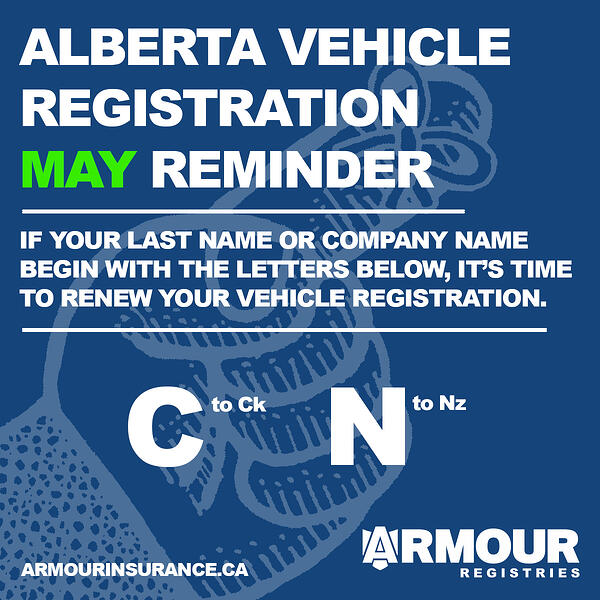 MAY VEHICLE RENEWAL
