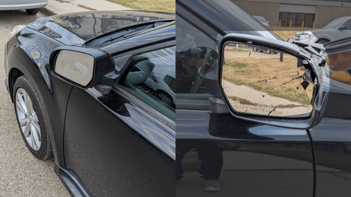 Someone Broke My Car Mirror, Here's What I did