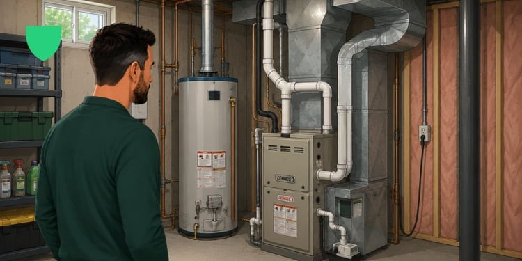How to check how old your furnace and water heater are