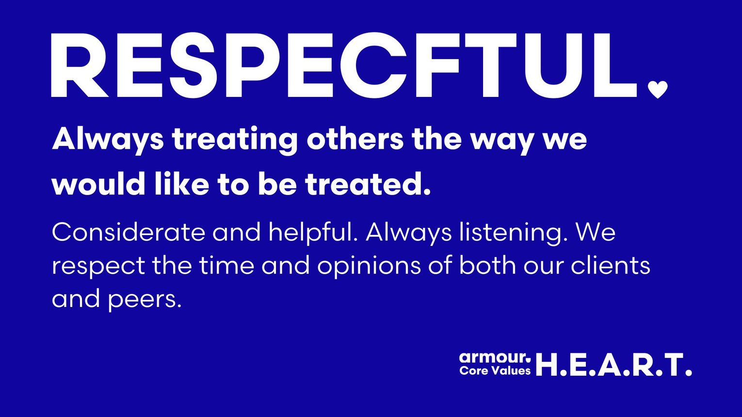 Armour Insurance Core Values