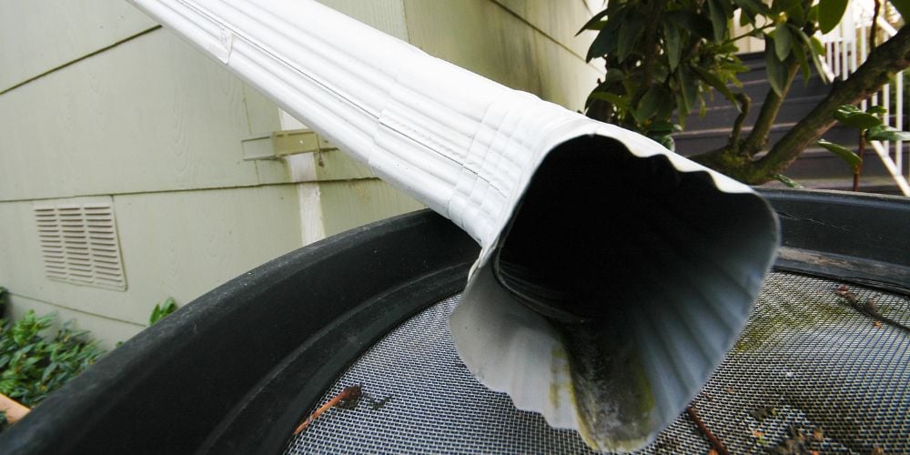 using-a-downspout-to-keep-water-away-from-your-house